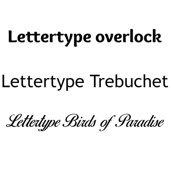 Lettertypen voor gepersonaliseerde snijplanken